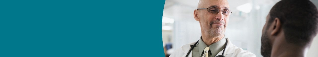 Two doctors having a conversation.